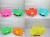 10 Chinese Paper Lotus Flower Floating Lanterns Mixed Color