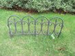 6Pcs Black Garden Fence Path Grass Wall Fixed Lawn Border Flower