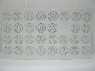 500X Silver Heart Envelope Sticker Seals for Wedding Invitations