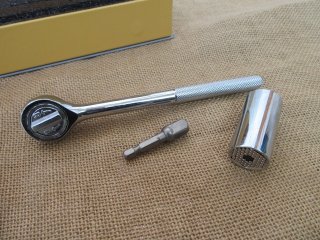1Set Universal Socket Wrench Head Tool with Drill