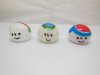 12 Funny Squishy Snowman Sticky Venting Balls Mixed