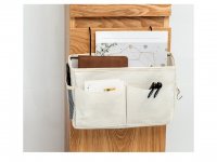 1Pc Multi Purpose Hemp Hanging Storage Bag Organizer Basket