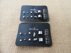 3sheet x 6pairs Day Change Earring Studs Assorted 3sheet x 6pairs Day Change Earring Studs Assorted