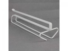 8Pcs White Metal Wine Glass Rack Holder Hanger Shelf Mounted Who