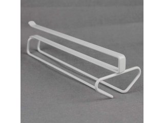 8Pcs White Metal Wine Glass Rack Holder Hanger Shelf Mounted Who