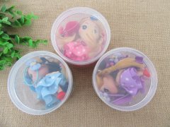 1Pack X 11Pc Hair Clips Elastic Hair Band Scrunchies Keyring