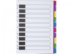 20Set School Office Home Use 10 Tab Plastic Divider