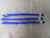 100 Blue Lanyard with Plastic Clasps 48cm Long