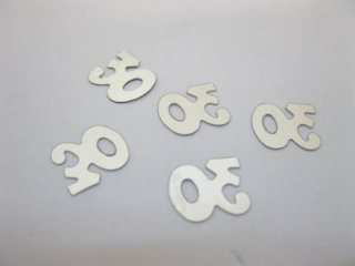 6000Pcs Age "30" Party Table Decoration Confetti Silver