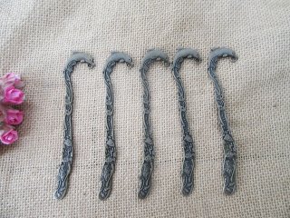 10Pcs Bronze Color Dolphin Design Carved Hook Metal Bookmarks