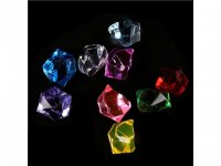 230X Acrylic Ice Pieces Stones Wedding Party Mixed Color
