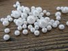 200Grams White Round Simulate Pearl Beads 6-12mm