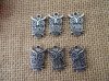 100Pcs New Owl Beads Charms Pendants Jewellery Findings