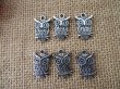 100Pcs New Owl Beads Charms Pendants Jewellery Findings