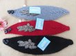 1Pc Beaded Knitted Headband Winter Crochet Head Wrap Wide