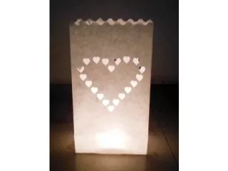 10X Heart Candle Bag Lantern Bags Wedding Party Favor