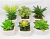 6X New Artificial Potted Plant Desktop Decoration