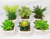 6X New Artificial Potted Plant Desktop Decoration 6X New Artificial Potted Plant Desktop Decoration