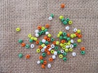 20Pkts X 100Pcs Glass Seed Beads 4-5mm Mixed Color 20Pkts X 100Pcs Glass Seed Beads 4-5mm Mixed Color