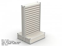 1X Double Sided Display Showcase Slatwall Display 84x74x142cm