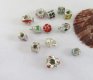 100 Alloy Charms Enamel European Thread Beads Assorted pa-m317 100 Alloy Charms Enamel European Thread Beads Assorted pa-m317