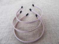 20Pcs Pale Pink Hair Band Headband NO Teeth 10mm Wide