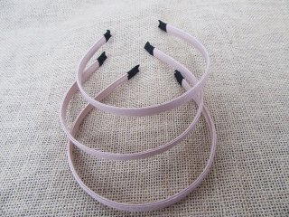 1Pc Pale Pink Hair Band Headband NO Teeth 10mm Wide
