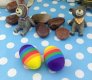 18Sheet x 2Pcs Colorful Eggs Erasers Mixed 18Sheet x 2Pcs Colorful Eggs Erasers Mixed