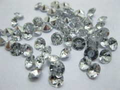 2000 Diamond Confetti 6.5mm Wedding Party Table Scatter-Clear 2000 Diamond Confetti 6.5mm Wedding Party Table Scatter-Clear