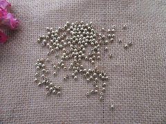 250g (10000pcs) Golden Plated Round Spacer Beads 4mm for DIY Jew