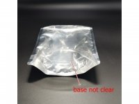 100Pcs Resealable Silver Foil Zip Lock Bag 14x9cm