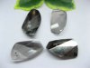 30 Assorted Gray Glass Pendants pd-gd-ch13