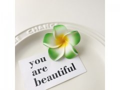 50 New Green & Yellow Fabulous Foam Frangipani Flower 5x2cm 50 New Green & Yellow Fabulous Foam Frangipani Flower 5x2cm