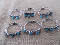 12Pcs Butterfly Owl Snake Etc Bangle Bracelet 7cm Dia.Assorted
