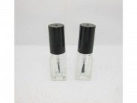 345Sets Clear Empty Glass Nail Polish Bottle 4ml