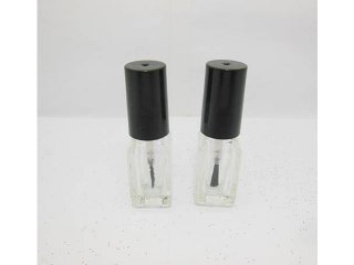 345Sets Clear Empty Glass Nail Polish Bottle 4ml
