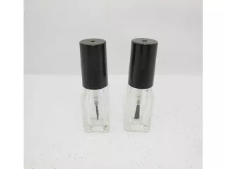 345Sets Clear Empty Glass Nail Polish Bottle 4ml