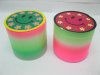 12X Magic Smile Face Slinky Rainbow Spring Great Toy