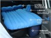 Blue Inflatable Car Back Seat Air Bed Travel Rest Camping