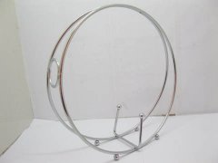 1Pc Round Metal Wine Bottle Holder Table Stand