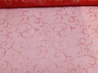 4x1Roll Organza Ribbon 49cm Wide for Craft ac-ft388
