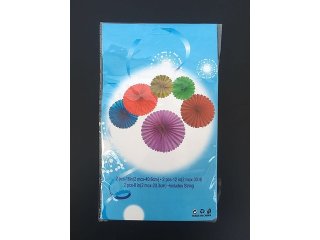 (image for) 1Set X 6Pcs Tissue Paper Fans Decorations Kit Wedding Bridal Sho