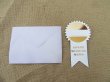 20Set Golden Award Ribbon Shape Paper with Pin for Moms (image for) 20Set Golden Award Ribbon Shape Paper with Pin for Moms