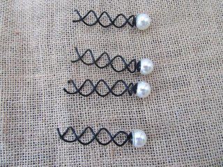 1Pack x 2Pc Spiral Twist Screw Hair Pin Bobby Clip Tie 14mm (image for) 1Pack x 2Pc Spiral Twist Screw Hair Pin Bobby Clip Tie 14mm