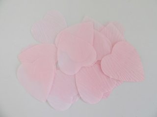 1000X Heart Shape Petals Wedding Party Decoration - Pink
