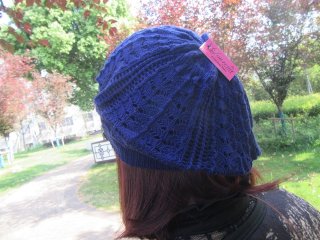 1X Knit Twist Beanie Hat Winter Warm Casual Cap - Royal Blue