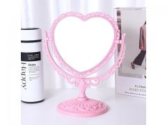 5Sets New Pink Pedestal Heart Makeup Mirror Double Sided 5Sets New Pink Pedestal Heart Makeup Mirror Double Sided