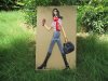 1Pc Wrought Iron Wall Art Hanging Mural Modern Girl Design