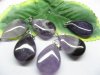 50 Bulk Charms Amethyst Teardrop Pendants for Necklace 50 Bulk Charms Amethyst Teardrop Pendants for Necklace