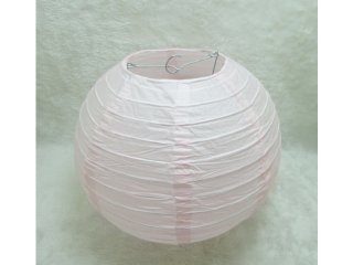 10Pcs Plain Light Pink Paper Lantern Wedding Favor 25cm